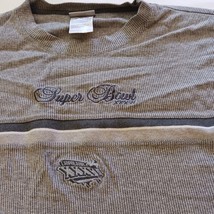 Reebok Super Bowl XXXVI Men's Gray Crewneck Embroidered Sweatshirt Size 2XL image 5