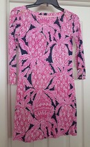 Lilly Pulitzer Sophie Dress Stretch Coco Safari Pineapple Print Women&#39;s XXS - £47.02 GBP