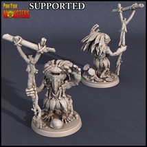 3D Printed Print Your Monsters Frog Chaman Swamp Invasion 28mm - 32mm D&amp;D - $6.83+
