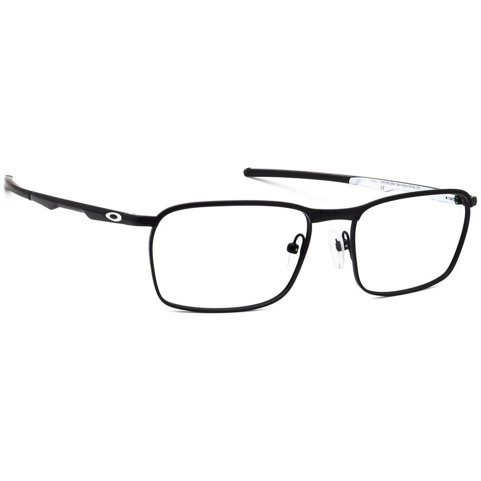 Oakley Eyeglasses OX3186-0554 Conductor Satin Black/White Square Metal 5... - $99.99