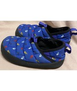 The North Face Thermoball Youth Size 1 Blue Traction Mule Winter Slippers - $14.85