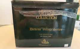 Dept 56 Dickens Village The Grapes Inn 5th Edition 1996 Christmas New 57... - $523.78 MXN