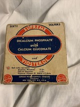 Vintage Supreme Viosterol Dicalcium Phosphate With Calcium Gluconate Box - £6.72 GBP