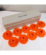 Vintage Sears Kenmore Top Hat Pattern Cams Discs orange Set 9 for sewing... - $20.00
