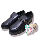 E.Z. Strider Men's Sz 13W Faux Leather Slip on Cushion Casual Loafer Black Shoes - $812.96 MXN