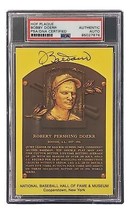 Bobby Doerr Signé 4x6 Boston Red Sox Hof Plaque Carte PSA / DNA 85027876 - $58.19