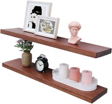 Welland Allen 8&quot; Deep Floating Shelves Set Of 2 Reclaimed Wood Wall, 36 Inch). - £51.27 GBP