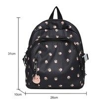 Female  Laptop Student Bag Trendy Girl Print Cute Travel Book Backpack Fashion   - £116.17 GBP