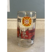 1875-1975 Vintage Seaforth Fire Area Pumper No.1 Glass D Handle 12 Oz Be... - $13.85