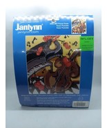 Musical Roses Cross Stitch Kit Janlynn 7.5&quot; x 8.69&quot; Piano Cello Flowers - $13.50 CAD