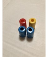 Trouble Game Replacement Piece Part Peg Plastic w/ Hole Set Of 4. - £3.46 GBP