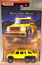 2018 Matchbox Mercedes-Benz Series MERCEDES-BENZ G63 AMG 6x6 Yellow w/Gray 6 Sp - £7.46 GBP