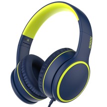 Over Ear/On-Ear Headphones With Microphone, Lightweight Folding Stereo Bass Head - £31.16 GBP