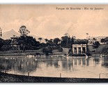 Parque Da Boavista Park Rio De Janeiro Brasile Unp DB Cartolina L17 - £15.26 GBP