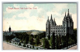 Temple Sqare Salt Lake City Utah UT UNP DB Postcard P22 - £2.10 GBP