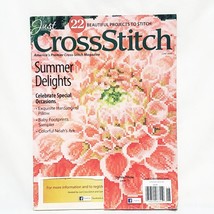 Just Cross Stitch Magazine Patterns June 2014 Summer Delights Damaged - £10.07 GBP