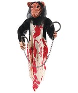 Butcher Pig Prop Decor Hanging 36&quot; Scary Creepy Halloween Haunted House ... - £46.22 GBP