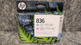 Genuine HP 836 Light Cyan &amp; Light Magenta Latex Printhead Cartridge Mar ... - $129.99