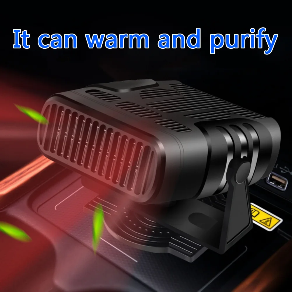 Car Heater Air Cooler Fan Demister Defroster 12V/24V Heating Defrosting Tool - £16.42 GBP+
