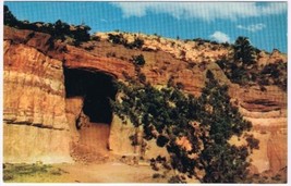 Postcard Kit Carson&#39;s Cave Near Gallup New Mexico Land Of Enchantment - £3.15 GBP
