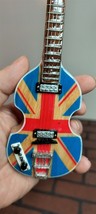 PAUL McCartney - Union Jack UK Violin 1:4 Scale Replica Bass Guitar ~Axe... - $32.67
