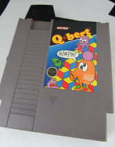 Early Nintendo Nes Q*Bert Qbert (3 Screw) 1985 Cartridge Vintage Tested Works - £20.96 GBP