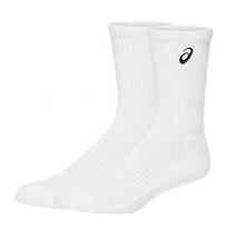 ASICS Crew Socks Unisex Tennis Socks Sports Casual White 1 Pair NWT 3043... - $539.47 MXN