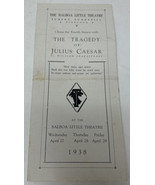 The Balboa Little Theater The Tragedy of Julius Caesar Playbill Book Apr... - £13.41 GBP