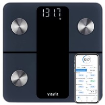 Vitafit Smart Scales For Body Weight And Fat, Over 20Years Weighing And, Black - £32.14 GBP