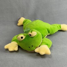 Ty Pillow Pals Frog Stuffed Animal Toy 14 Inch Plush Sewn Eyes Soft Squishy 1996 - £7.73 GBP