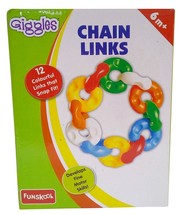 Funskool Giggles Chain Links (12Pcs) Pack Toy for 6m+ Kids Game Multi Color - $22.33