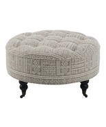 Upendo Ottoman w/Caster, Pattern Fabric - $5,478.80 MXN