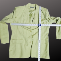 Kate Hill Green Suit Jacket Pants 14/16 image 8