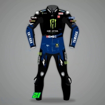 YAMAHA MOTO GP Track 2023 Motorbike/Motorcycle Racing &amp; Riding Leather Suit  - £211.52 GBP