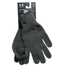Under Armour Mens Halftime Tech Gloves Grey Size XL New - £13.83 GBP