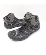 Asics Men&#39;s Snapdown Black Gray Camouflage Camo Wrestling Shoes J703J Si... - $49.32 CAD