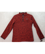 Under armour Sweatshirt Youth Medium Red Space Dye Fleece Swoosh Logo 1/... - £18.08 GBP