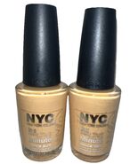 2- NYC In A Minute Nail Polish #200 PROSPECT PARK BLOOM New/Discontinued... - $215.76 MXN