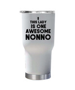 Awesome Nonno Tumbler 30oz Funny Ladies Mother Tumblers Christmas Gift F... - $40.63 CAD