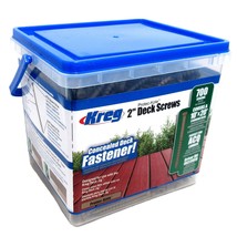 Kreg 2&quot; Deck Screws SDK-C2W-700 KTX Jig #8 Protec-Kote Steel x700 - $34.60