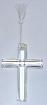 Marquis By Waterford Crystal Christmas Cross Ornament~Lovely~ - £15.96 GBP