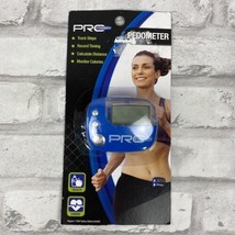 Pro Strength Fitness Pedometer w/ Belt Clip Counts Steps &amp; Calories New ... - £5.49 GBP