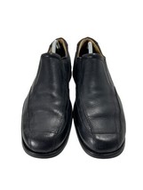 Johnson &amp; Murphy Sheepskin Slip On Leather Black Shoes Men&#39;s Size 11 M 20-7615 - £52.32 GBP