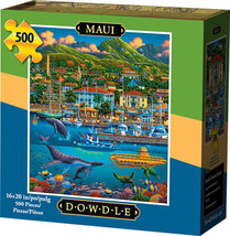 Maui Hawaii Jigsaw 500 Piece Puzzle 16 x 20&quot; Dowdle Folk Art - $24.74