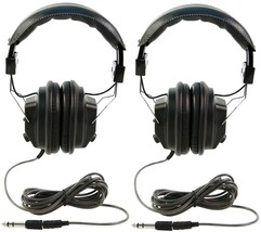 Califone 3068AV Switchable Stereo/Mono Headphones (Pack of 2), Black - £31.29 GBP