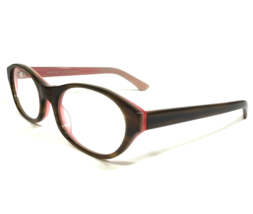 Norman Childs Eyeglasses Frames TRACY OTP Brown Tortoise Pink Round 51-20-140 - £36.55 GBP