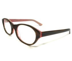 Norman Childs Eyeglasses Frames TRACY OTP Brown Tortoise Pink Round 51-20-140 - £34.84 GBP