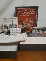 Facts In Five 1971 Board Card Game 3M Bookshelf Game Complete New In Box... - $643.62 MXN