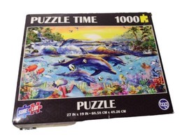 Sure Lox Tropical Cove Dolphins Jigsaw Puzzle 1000 Piece Rainbow Island Sealed - £9.09 GBP