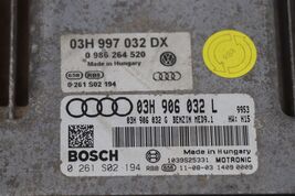 Audi Q7 3.2L VR6 ECU ECM PCM Engine Control Computer Module 03H906032L image 2